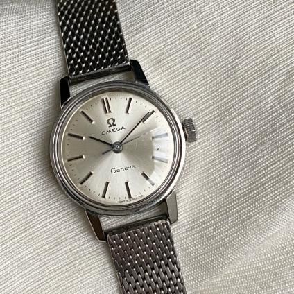 OMEGA（オメガ）GENEVE SSケース 3針 純正メッシュベルト - JeJe