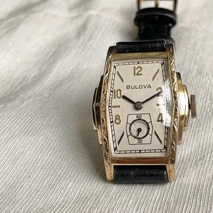 BULOVA◇ブローバ◇アンティークウォッチ◇ピンクゴールド◇14k