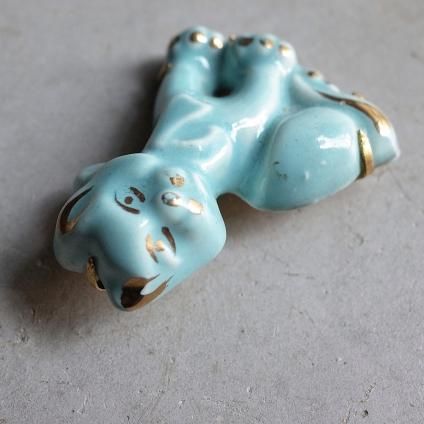 1940ǯ ǭ ƫ ֥40's Ceramic Cat Brooch