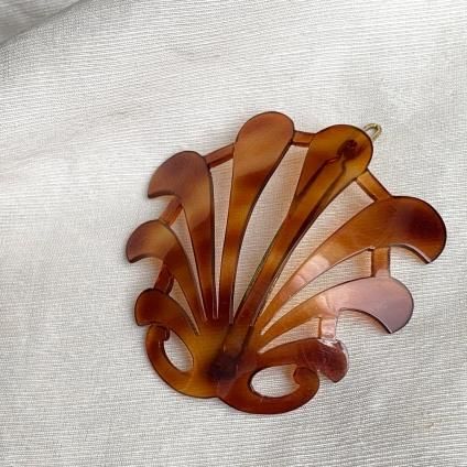 1950ǯ ե ɥơ إå Dead StockFrench Acetate Hair Clip