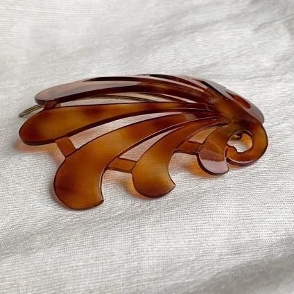 1950ǯ ե ɥơ إå Dead StockFrench Acetate Hair Clip