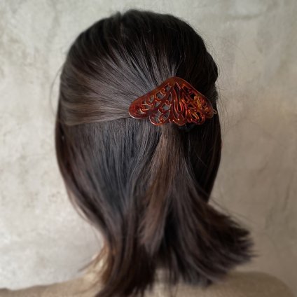 1950ǯ ե ᥾ܥʡ ɥơ إåסFrench Maison  Bonaz Acetate Hair Clip