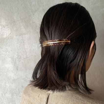 1950ǯ ե  إåסFrench Celluloid Hair Clip