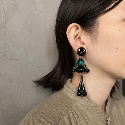 1960ǯ ե ١饤   ꡼French Bakelite Earrings