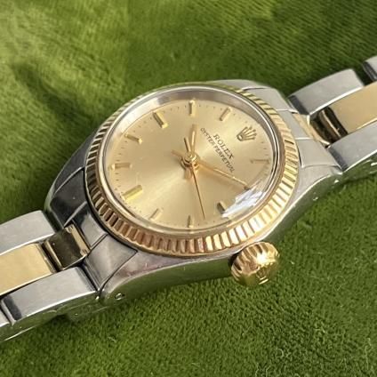 ROLEX OYSTER PERPETUALʥå  ѡڥ奢YG ե롼ƥåɥ٥ ֥쥹