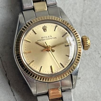 ROLEX OYSTER PERPETUALʥå  ѡڥ奢YG ե롼ƥåɥ٥ ֥쥹