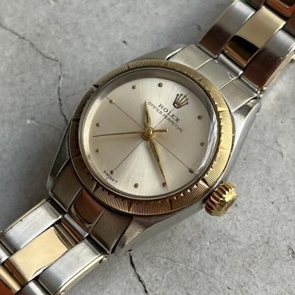 ROLEX OYSTER PERPETUALʥå  ѡڥ奢ZEPHYR DIAL YG٥ ٥åȥ֥쥹