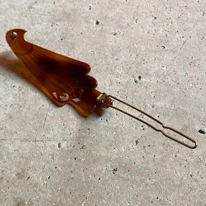 1960ǯ ե ɥơ Ļ Хå ǥߥ顼 Dead StockFrench Acetate Hair Clip