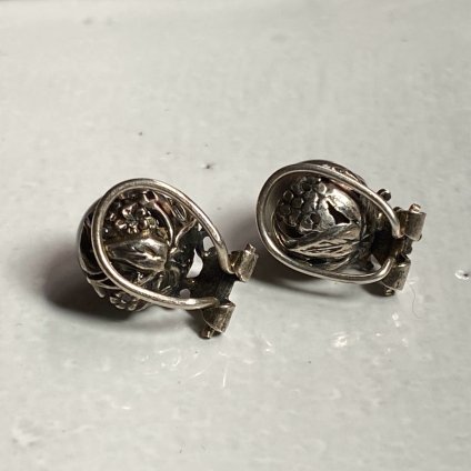 1940ǯ 륤졼 饹ѡ  ֥饦ѡץFrench Louis Rousselet Glass Pearl Earrings