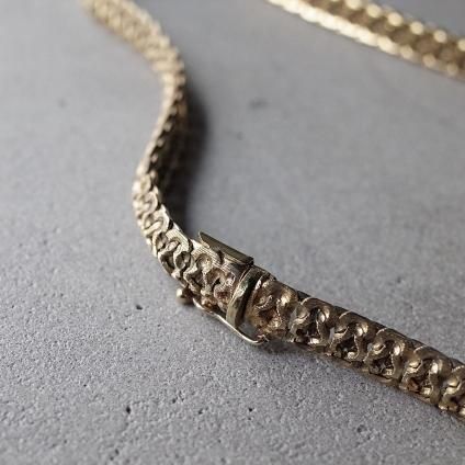 ヴィンテージ シルバーギルト ネックレス(Vintage Silver-gilt Necklace)- JeJe PIANO ONLINE BOUTIQUE 神戸のアンティーク時計,ジュエリー,ファッション専門店 ヴィンテージ シルバーギルト ネックレス(Vintage Silver-gilt Necklace)- JeJe PIANO ONLINE BOUTIQUE 神戸のアンティーク時計,ジュエリー,ファッション専門店