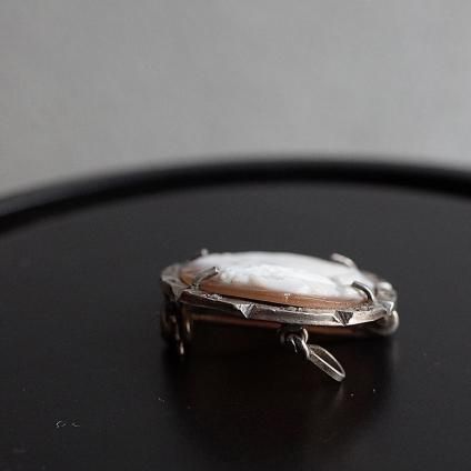 ơ ᥪ С ޡ ڥ ֥Vintage Cameo Silver Marcasite Pendant Brooch