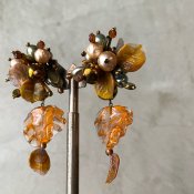 1940ǯ 륤졼 饹  󥸡French Louis Rousselet Glass Earrings