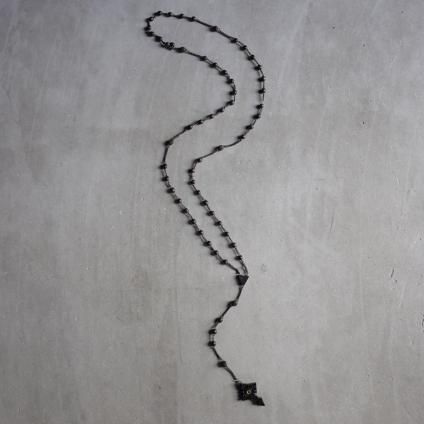 1900ǯ ꥪ å  ͥå쥹Early 20th Rosary Wood Long Necklace