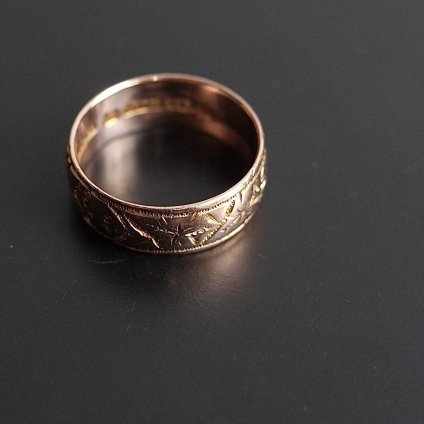 <img class='new_mark_img1' src='https://img.shop-pro.jp/img/new/icons13.gif' style='border:none;display:inline;margin:0px;padding:0px;width:auto;' />1906ǯ 9  ǥ Х  1906 9K Rose Gold Wedding Band Ring