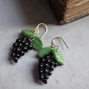 <img class='new_mark_img1' src='https://img.shop-pro.jp/img/new/icons38.gif' style='border:none;display:inline;margin:0px;padding:0px;width:auto;' />20%OFF60ǯ  饹 ƺ ԥ60's Old Glass Grape Earring)