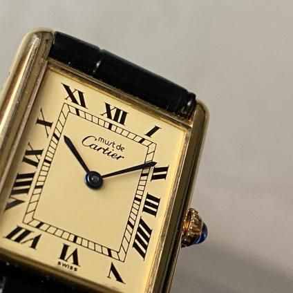 Cartier MUST TANK （カルティエ マスト タンク）LM 純正尾錠