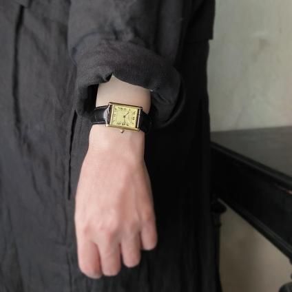 【 美品 】19mm 純正 尾錠付Cartier タンクマストLM レザーベルト カルティエ マストタンク 1980年代製 LMサイズ ブルーダイヤル