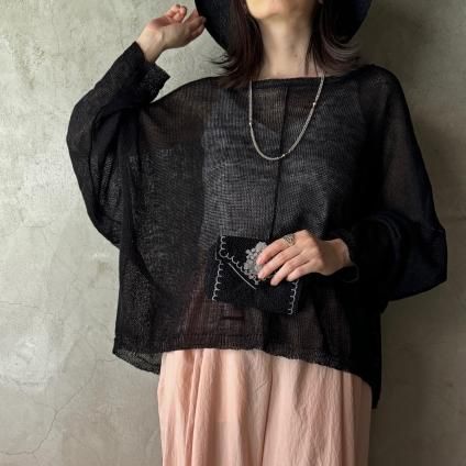 suzuki takayuki knitted capeʥ業 ˥åƥɥסBlack