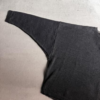 suzuki takayuki knitted capeʥ業 ˥åƥɥסBlack