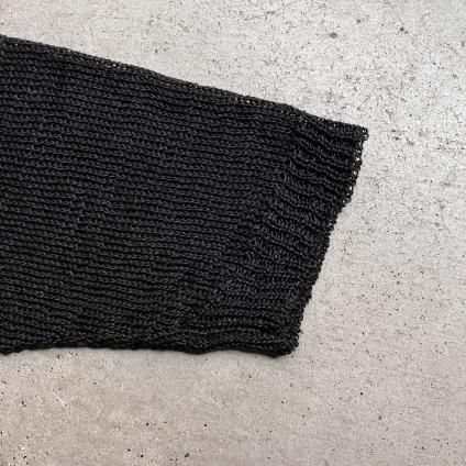 suzuki takayuki knitted capeʥ業 ˥åƥɥסBlack