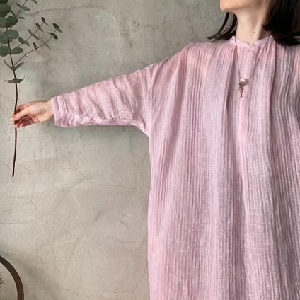 suzuki takayuki feather dress  ʥ業 եɥ쥹Woolly Geranium Purple