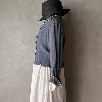 1950ǯ ֥롼졼 硼ȥ㥱åȡ Vintage Blue Gray Short Jacket