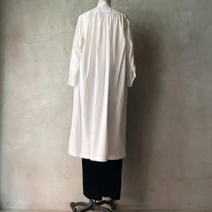 1910ǯ ե ƥ åȥ 󥰥֥饦France  Antique Cotton Long Blouse