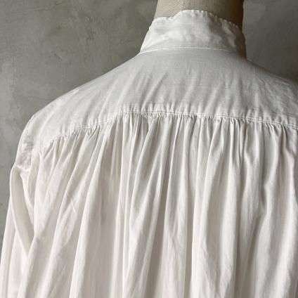 1910ǯ ե ƥ åȥ 󥰥֥饦France  Antique Cotton Long Blouse