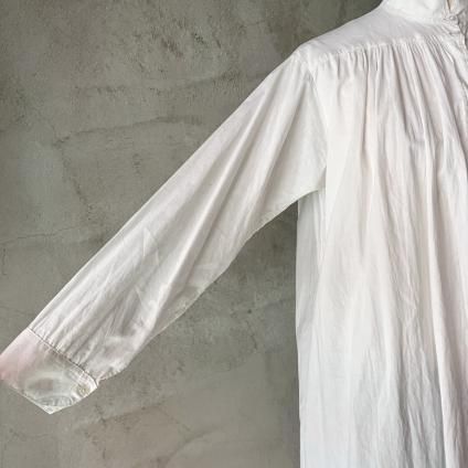 1910ǯ ե ƥ åȥ 󥰥֥饦France  Antique Cotton Long Blouse