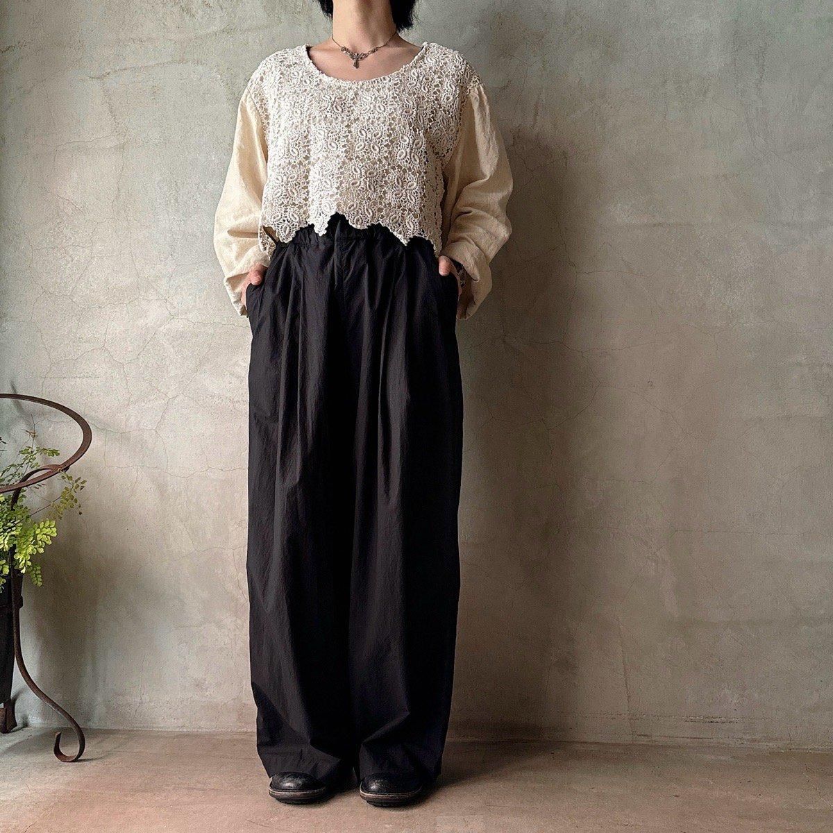 suzuki takayuki easy pantsʥ業 ѥġBlack / Unisex