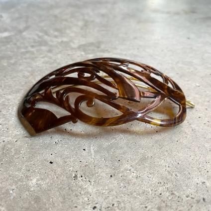 1960ǯ ե ɥץ饹å Хå  Dead StockFrench Old Plastic Hair Clip