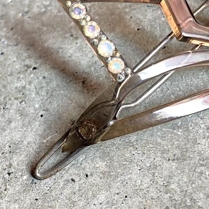1950ǯ ե ܥʡ ɥץ饹å إåסFrench Old Plastic Hair Clip