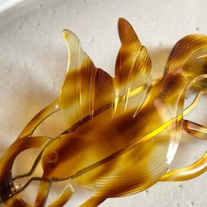 1950年代 フランス セルロイド 鳥 バレッタ（French Old Plastic Hair