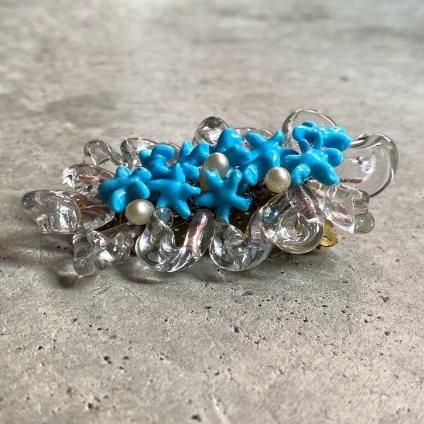1940ǯ ե ޥɥ졼̡ ֥French Madeleine Riviere Glass Earrings