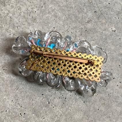 1940ǯ ե ޥɥ졼̡ ֥French Madeleine Riviere Glass Earrings