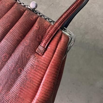 ơ ꥶ ϥɥХåVintage Lizard Hand Bag