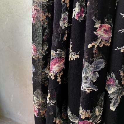 ơ 硼å  ɥ쥹Vintage Georgette Floral Dress 