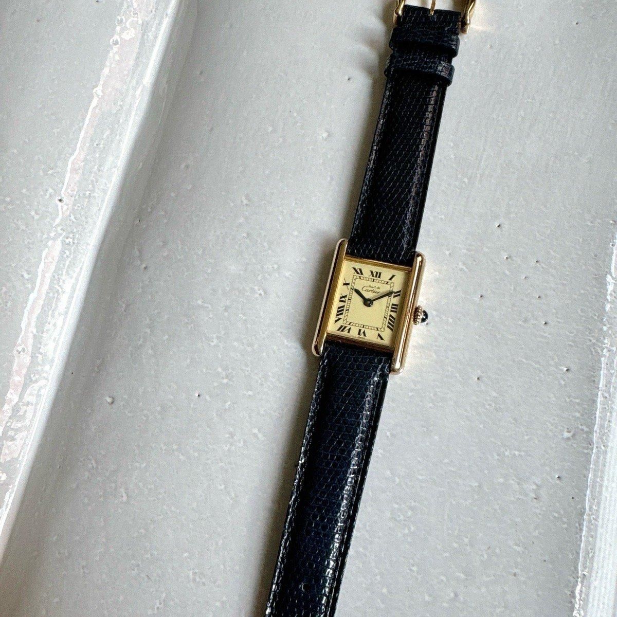 Cartier MUST TANK ʥƥ ޥ 󥯡SM 