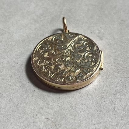 ȥꥢ-ǥ 9 å ڥȥȥåסVictorian-Art Deco 9K Locket Pendant Top