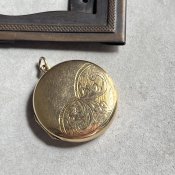 ȥꥢ-ǥ 9 å ڥȥȥåסVictorian-Art Deco 9K Locket Pendant Top