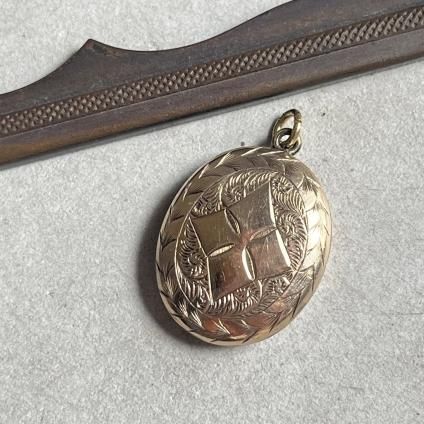 ȥꥢ-ǥ 9 ڥȥȥåסVictorian-Art Deco 9K Pendant Top