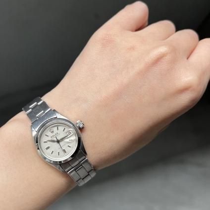 <img class='new_mark_img1' src='https://img.shop-pro.jp/img/new/icons13.gif' style='border:none;display:inline;margin:0px;padding:0px;width:auto;' />ROLEX OYSTER DATE PRECISIONʥå  ǥ ץ쥷Ref.6406 쥤 ٥åȥ֥쥹 