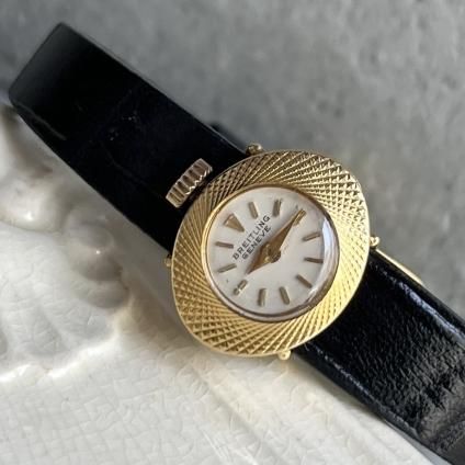 【希少・極美品】ブライトリング GENEVE 手巻き ヴィンテージ 希少・極美品】ブライトリング GENEVE 手巻き 文字盤 黒 - メルカリ