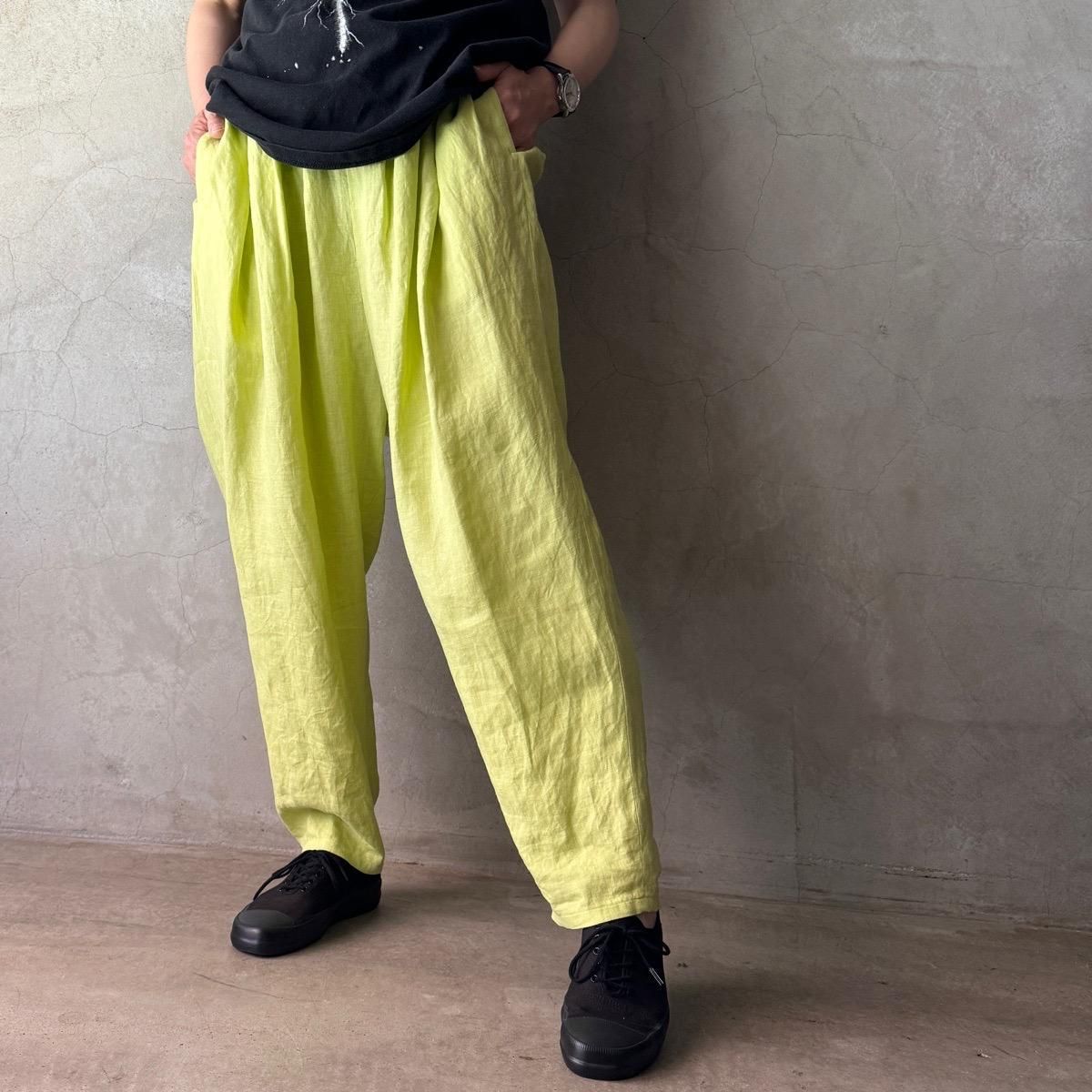 suzuki takayuki shalwar pantsʥ業 ѥġLousewort Green / Unisex