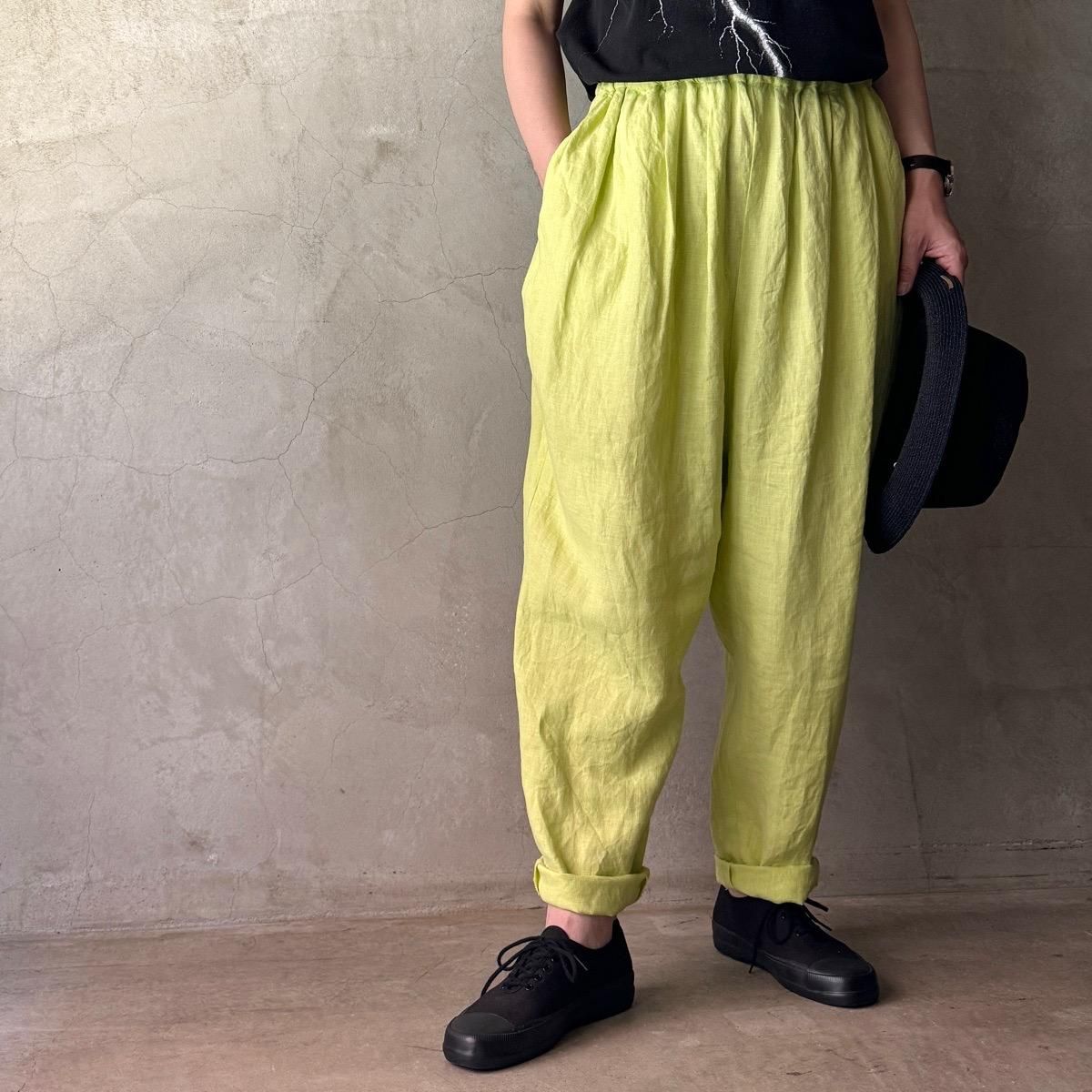 suzuki takayuki shalwar pantsʥ業 ѥġLousewort Green / Unisex