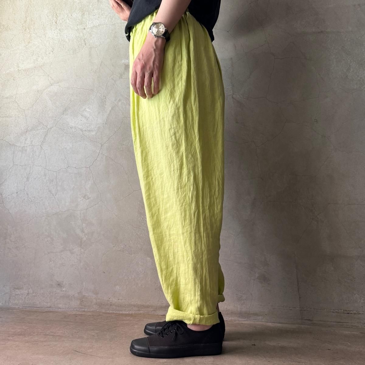 suzuki takayuki shalwar pantsʥ業 ѥġLousewort Green / Unisex