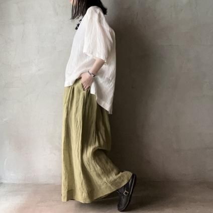  suzuki takayuki culotte pantsʥ業 åȥѥġFeather Moss Green