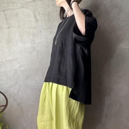 suzuki takayuki pullover blouseʥ業 ץ륪С֥饦Black