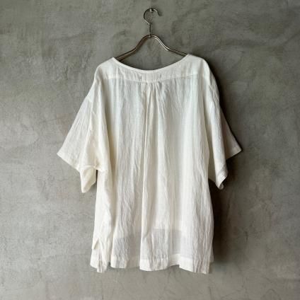 suzuki takayuki pullover blouseʥ業 ץ륪С֥饦White