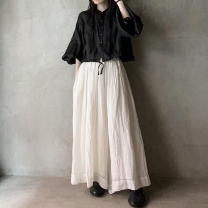 suzuki takayuki bishop-sleeve boleroʥ業 ӥåץ꡼֥ܥBlack